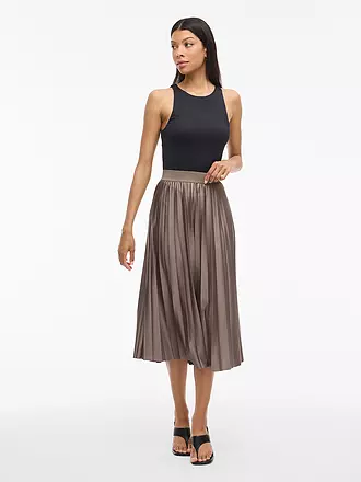 VILA | Midi skirt VINITBAN | braun